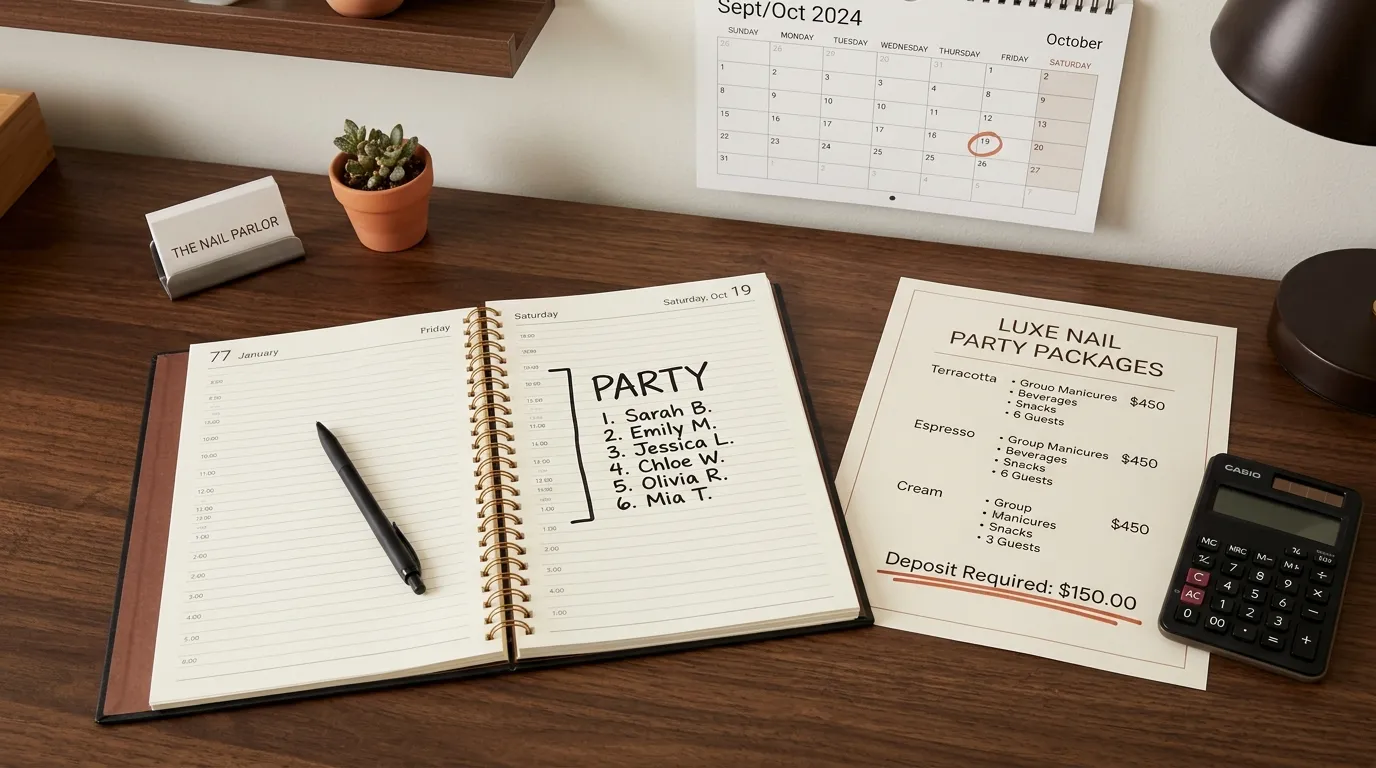 Nail Salon Party Packages: How to Price and Book Them